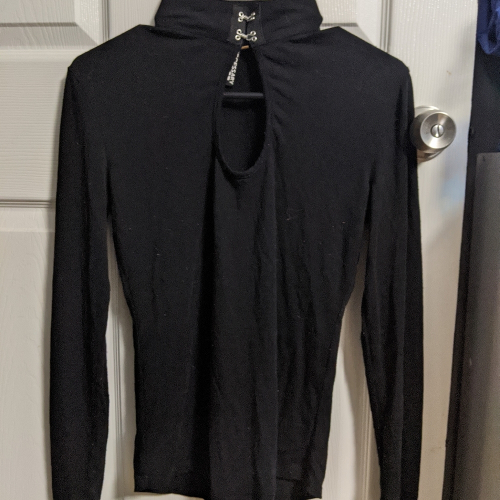 Necessary Evil Long Sleeve Black Shirt